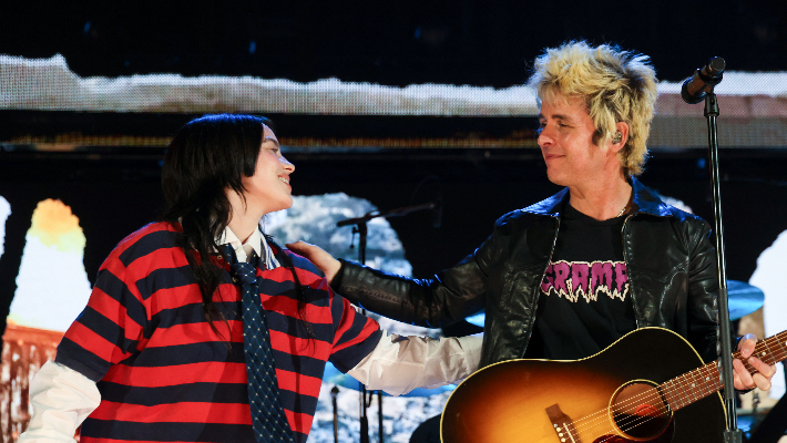 Billie Eilish & Green Day Perform Duet At LA FireAid Concert
