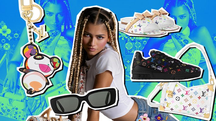 Zendaya Stars In New Ad For Louis Vuitton & Takashi Murakami