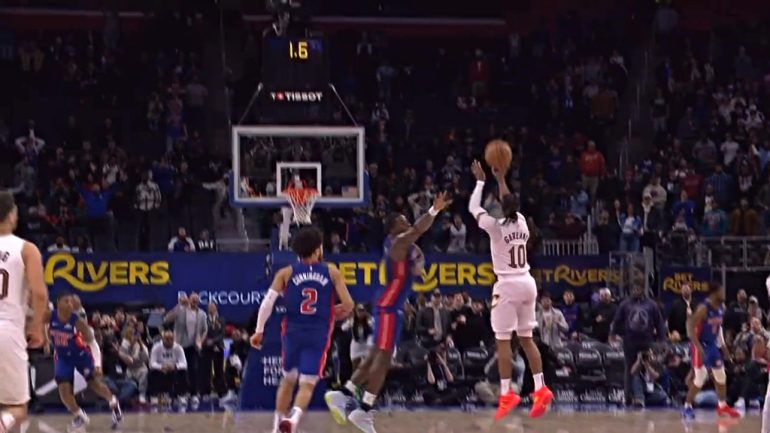 Darius Garland Beat The Pistons With A Logo Buzzer-Beater