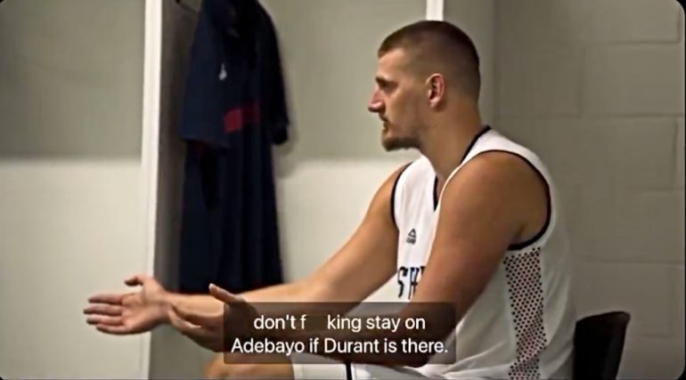 Watch Serbia’s Locker Room Talk After Durant’s 21-Point Half