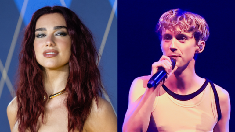 Dua Lipa & Troye Sivan Give Fan A Flash Drive With New Song