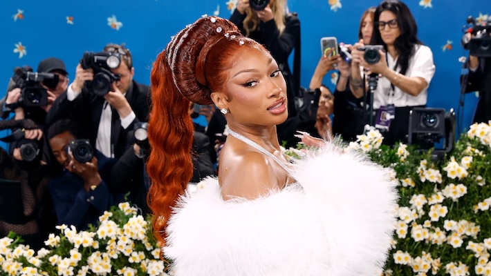 Megan Thee Stallion Snuck Her Phone Into The Met Gala
