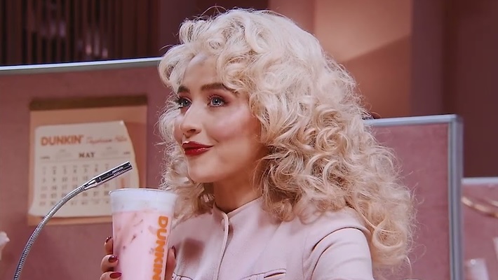 Sabrina Carpenter Launches Dunkin’ Ad & Drink With Ad: Video